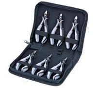 KNIPEX Set de pinces électroniques de précision ESD, 6 pièces