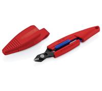 KNIPEX Slim Knips dans un étui à outils Pince coupante, 78 61 150 V01 | De précision boîtier en plastique résistant aux chocs 158 mm