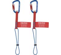 KNIPEX Tethering System Set - Sangle d'adaptation d'outil avec mousqueton (paquet de 2)