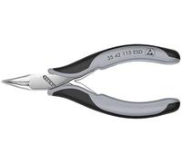 KNIPEX Tools 3542115ESD Pince électronique demi-ronde à angle 45 degrés multi-composants