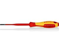 Knipex Tournevis Slim 98 20 40 SL – 202 mm, poignée isolante bi-matière certifiée VDE