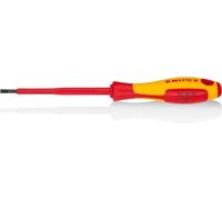 Tournevis pour vis à fente 0.8 mm x 4 mm Knipex VDE 98 20 40 Longueur de la lame: 100 mm 1 pc(s)