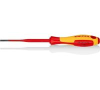 Knipex Tournevis Slim pour vis à tête fendue 98 20 35 SL poignée isolante bi-matière certifié VDE