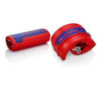 KNIPEX TwistCut Coupe-tubes pour gaines électriques 13-32 mm 90 22 01 SB & BiX Coupe-tube pour les tubes en plastique de Ø 20 à 50 mm 90 22 10 BK