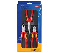 Knipex VDE Pince Set 3 Pièce Diagonale Long Nez & Combinaison Pinces
