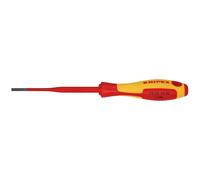 KNIPEX VDE Tournevis Fendu Isolé 3,5 X 100Mm Slim Anti-Roulis 98 20 35 SL