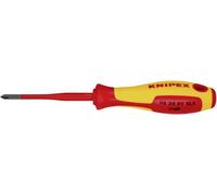 Knipex Tournevis (Slim) PlusMinus Phillips poignée isolante bi-matière, certifiée VDE 187 mm, 98 24 01 SLS