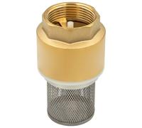 KNM TRADE Clapet De Pied 3/4" Laiton Crépine Performance | Laiton, crépine efficace, protéger pompe, pression élevée