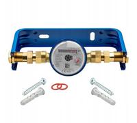 KNM Trade Compteur Eau Froide DN15 Antimagnétique, Acier, 110mm | filetage 3/4", Q3 2,5 m³/h, MID conforme, installation cuisine, durable
