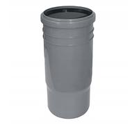 KNM Trade Manchon Compensation PP DN50 250mm Gris Sans Colle | polypropylène, rallonge tuyau, usage intérieur, compatible HT/PVC, joint EPDM