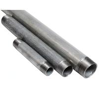 KNM TRADE Raccord Fonte Mamelon Double Haute Pression Tuyauterie 34200 | galvanisée, robuste, raccordement professionnel, usage extérieur, métal durable