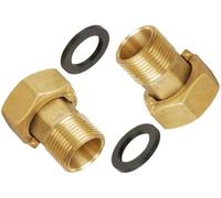 KNM Trade Raccord Laiton Compteur d'Eau 1/2" x 3/4"