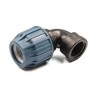 KNM Trade Raccord Polypropylène Int. Tuyau PE 32mmx3/4 Pouces | raccord polypropylène, installation, eau potable, pression 16 bar, cert. DVGW, cert. KIWA, cert. WRAS, usage domestique