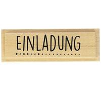Knorr Prandell Knorr prandell 211800341 Tampon en bois (invitation) Motif Invitation 6,2 x 2 cm