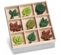 Knorrprandell feuilles 22 mm bois en bois avec décorations de noël en feutre multicolore 8001209 multicolore G