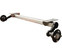 Knott Essieu à torsion sans frein VG7-L 750 kg 1 200 mm 28° Roulement compact étanche 6A7002.001-2