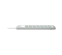 Knürr DI-STRIP Compact - Unité de distribution secteur (rack-montable) - CA 100-240 V - connecteurs de sortie : 7 (CEE 7/4) - 1U - 2.5 m cordon -