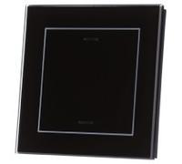 KNX Bouton-poussoir en verre II Light simple, RGBW, capteur de température, noir, neutre BE-GTL1T... | MDT | BE-GTL1TS.01S | Commutateur à bascule