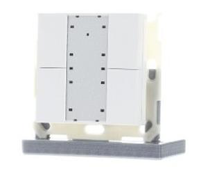 KNX Button Plus 55 4 voies blanc pur mat - Bouton-poussoir KNX Plus 55 quadruple, finition blanc ... | MDT | BE-TA55P4.02 | Détecteur de proximité