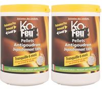 KO Feu Pellets anti goudron 100% matière surpuissants. Entretien choc ou régulier pour poele et chaudière à pellet uniquement (Lot de 2)