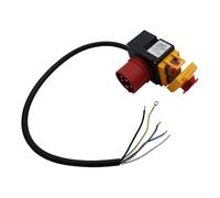 KOA7 Interrupteur de machine 400 V 3P avec déclencheur sous tension et protection de redémarrage, étanche IP54 pour moteurs à courant rotatif, boîtier en métal avec câble de 60 cm, remplacement pour