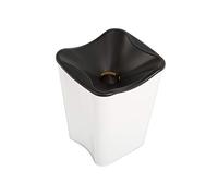 Koala 6238BN01 Ac Spittoon Blanc avec Couvercle Noir