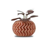 Koala Studio Brume - Pot Décoration d'Intérieur pour Plantes Synthétiques, Succulentes & Cactus Design - Original Petit Mini Cache-Pot Maison Salon (Rouge Pastel)