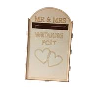 Koautios Boîte Porte-cartes pour Mariages, Boîte Aux Lettres Décorative En Bois pour Cadeaux de Réception, Modèle A