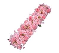 Koautios Panneau de Composition Florale En Soie pour La Décoration D'événements de Mariage, Rose