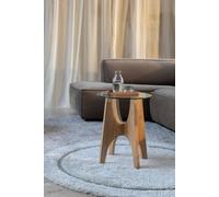 Kobe - Table D'Appoint - Verre - Naturel/Beige