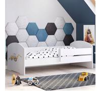 Kobi - Lit enfant 160x80 cm Luk Bar avec matelas