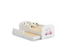 Kobi Lit enfant Luk Chat gigogne 160x80 avec matelas