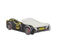 Kobi Lit simple Batmobile 140x70 - Noir