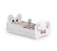 Kobi Lit simple enfant PINK CAT - 160x80