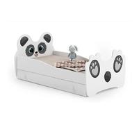Kobi Lit simple PANDA avec matelas 140x70