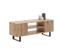 Kobi Meuble TV Focus Chevron - Noir