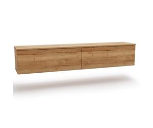 KOBI | RTV Cabinet Nicole | Suspendu | Debout | sans poignée | Commode Moderne (chêne Craft, 30x160x32)