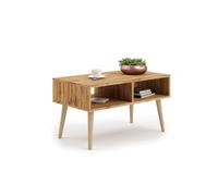 Kobi Table basse Sandi – design scandinave en chêne Craft – L 90 × P 50 × H 55 cm