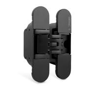 Koblenz Paire de charnières invisibles Kubica K6200 Noir - Régulation 3D - Capacité 45 kg - Dimensions 95 x 60 mm - Pour portes intérieures bois