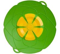 Kochblume Couvercle anti-débordement, Silicone, citron vert, Topfgröße 14-20cm (M)