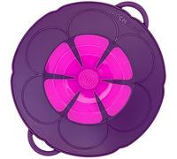 Kochblume Couvercle anti-débordement, Silicone, lilas, Topfgröße 14-18cm (S)