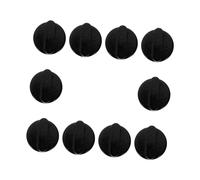 KOCKSHION 10pièces Boutons De Commande Pour Cuisinière à Gaz Lot De Bouton Marche Arrêt De Cuisinière à Gaz Noir Remplacement Facile Pour