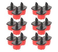 KOCKSHION 150 Pièces Émetteur D'irrigation Goutte-à-Goutte Réglable pour Jardin et Potager, Débit 0-70l/h, Matériau PP 8 Trous, pour Arrosage Agricole et Micro-Irrigation