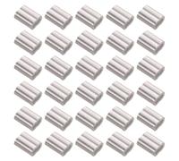 KOCKSHION 800 Pièces Manchon de Câble Métallique en Alliage D'aluminium, | Double Sertissage, Structure à Boucle, pour Câble D'acier et Installations D'exposition
