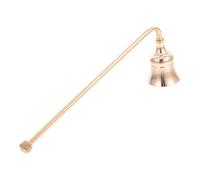 KOCKSHION Éteignoir à Bougie en Aluminium Doré, Élégant et Unique, Minimisant la Fumée et Empêchant la Cire de S'échapper, Accessoire pour Éteindre Bougies en Toute Sécurité