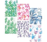 KOCKSHION Intercalaires pour Organisation Pp Feuilles 6 Classeur pour Transparent 30 Trous Séparateurs à Languettes et Bureau Cahier