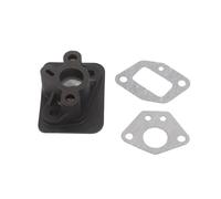 KOCKSHION Kit de Remplacement Bride D'adaptation pour Petit Moteur, Joint Collecteur Admission en Plastique Noir, Entretoise et Joint pour Débroussailleuse
