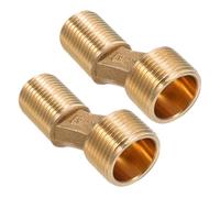 KOCKSHION Lot de 2 Adaptateurs Coudés en Cuivre pour Robinet de Baignoire, Structure Élargie et Pied Incurvé, Installation Sécurisée en Espace Réduit de Salle de Bain