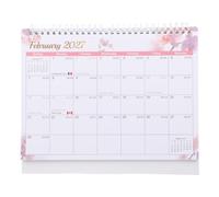 KOCKSHION Mini Calendrier de Bureau 2026 2027 en Papier, Floral Chic | Juillet 2026 à Décembre 2027, Espace D'écriture Généreux, Stable et Compact, pour Bureau et Dortoir
