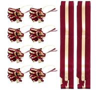 KOCKSHION Nœuds Décoratifs Décoration Élégante Lot de 10 en Plastique Résistants aux Plis la Casse pour Voiture de Mariage pour Cérémonie Nuptiale